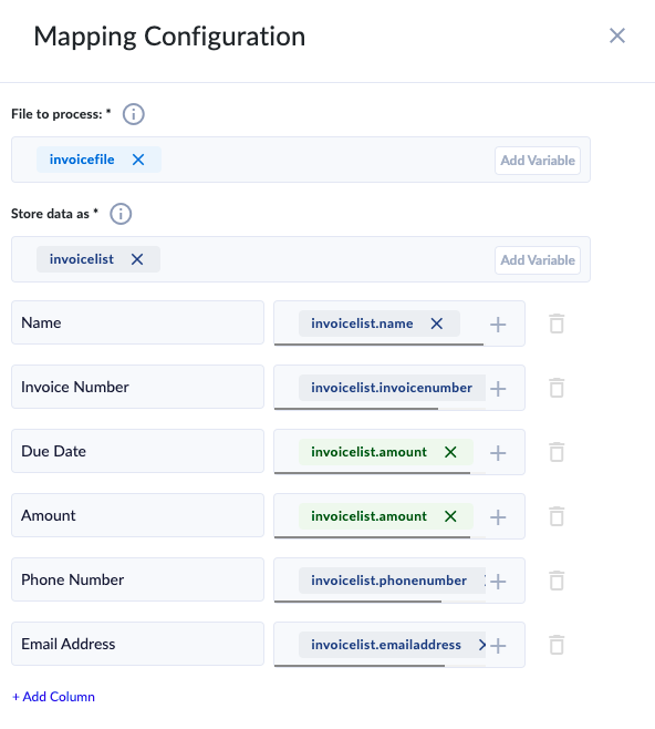 Get File Data action configuration